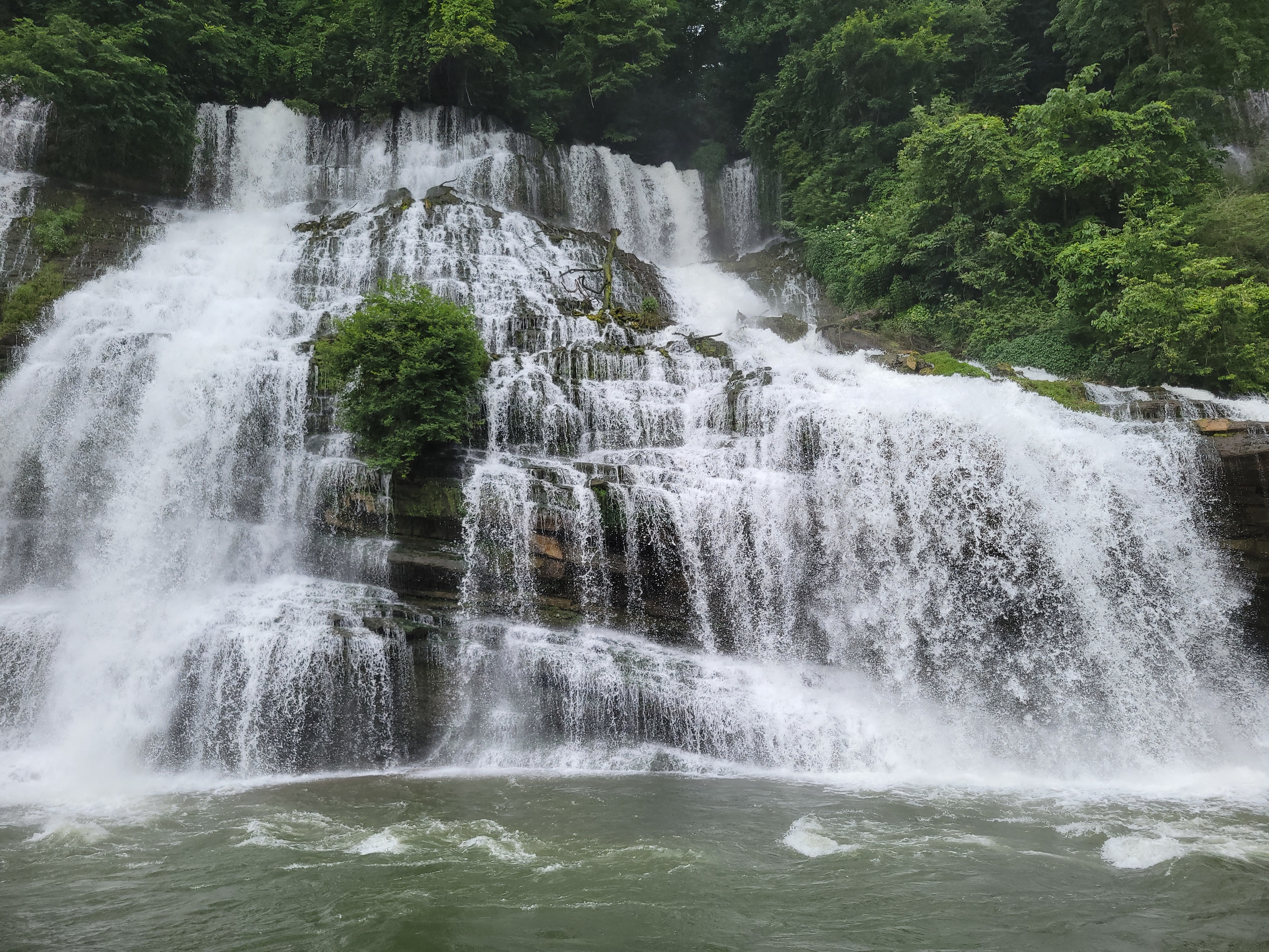 Waterfall in nature